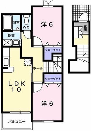 シャンティ・アイ　弐番館の物件間取画像